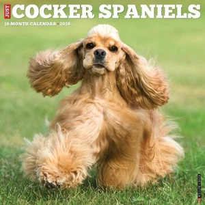 Cocker Spaniels 2026 12" x 12" Wall Calendar (free shipping) - Picture 1 of 5