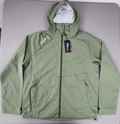 RLX Ralph Lauren Performance Golf 7/15 Green Full-Zip Hoodie Jacket Men's Medium - Image 1 of 4