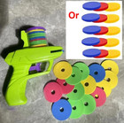 1pc Kids Outdoor Foam Disc Gun Toy–Parent-Child Interactive Flying Disc Launcher