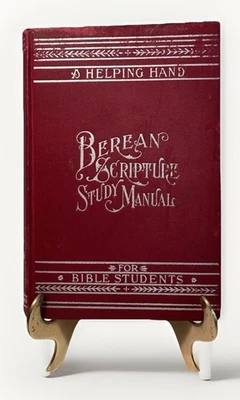 Berean Bible Teachers Manual 1908 Original Copy Jehovah’s Witnesses Very Rare - Image 1 of 4