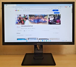 iiyama ProLite B2483HSU 24" LED Monitor Full HD 1080p, DP HDMI VGA, 2x USB Hub - Picture 1 of 12