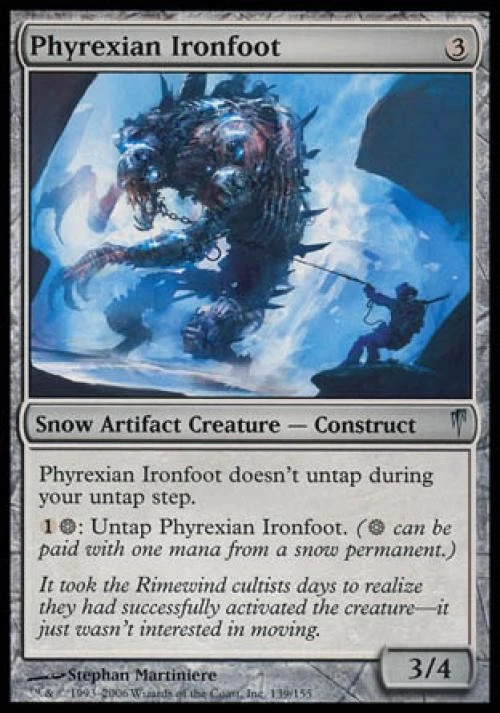 Phyrexian Ironfoot - Light Play MTG Coldsnap - Image 1 of 1