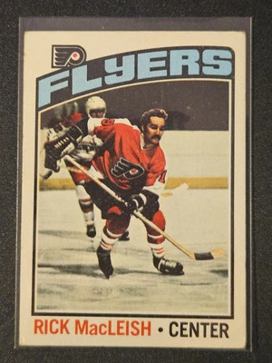 76-77 Topps Rick MacLeish 🚨🚨🚨  Philadelphia Flyers  - Image 1 of 2
