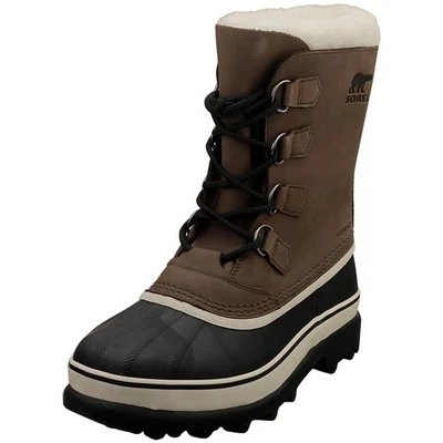 Botas Tobillo Sorel Caribou Impermeables Marrón Negro Para Hombre - Imagen 1 de 4