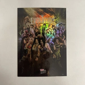 2025 Topps Now WWE EVOLUTION #EVOL-SP Rainbow Foil Short Print SP - Picture 1 of 3