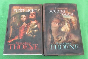 MIXED LOT 2 A.D. CHRONICLES BY BODIE & BROCK THOENE: FIRST LIGHT; SECOND TOUCH - Foto 1 di 4
