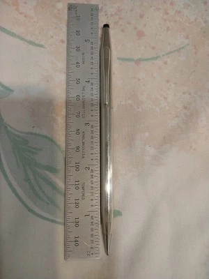 Lápiz Cross de plata de ley de 0,9 mm hecho en EE. UU. #2 Foto 1 de 4