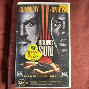 Rising Sun (VHS, Big Box, 1993) - Sean Connery, Wesley Snipes - Free Shipping! - Picture 1 of 3
