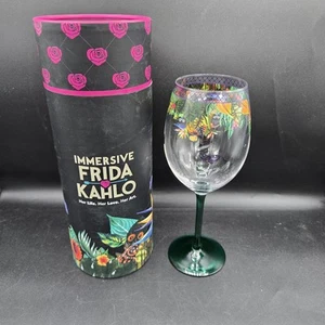 Immersive FRIDA KAHLO Wine Glass "Her Life. Her Love. Her Art." in Original Box - Picture 1 of 9