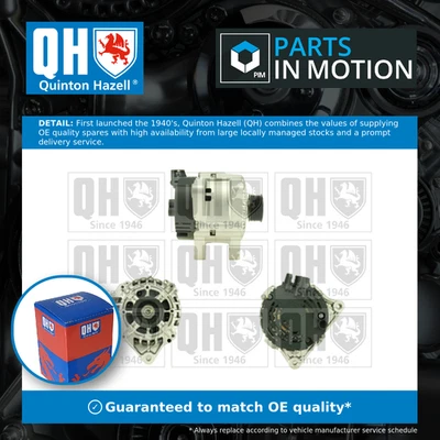 Alternator fits PEUGEOT 206 1.4 98 to 12 QH 57054X 57052C 9623727380 9623727880 - Image 1 of 4