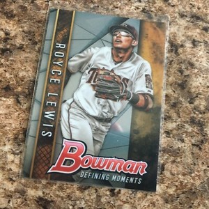 2017 Bowman Draft Chrome Royce Lewis Minnesota Twins BDM-RL Defining Moments