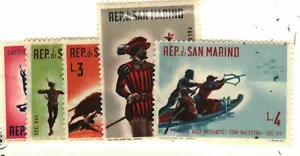 San Marino #477-481 MNH Hunting - Picture 1 of 1