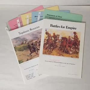 Battles for Empire and Napoleonic Scenarios (1990, 1991) with Reference Pages - Picture 1 of 11