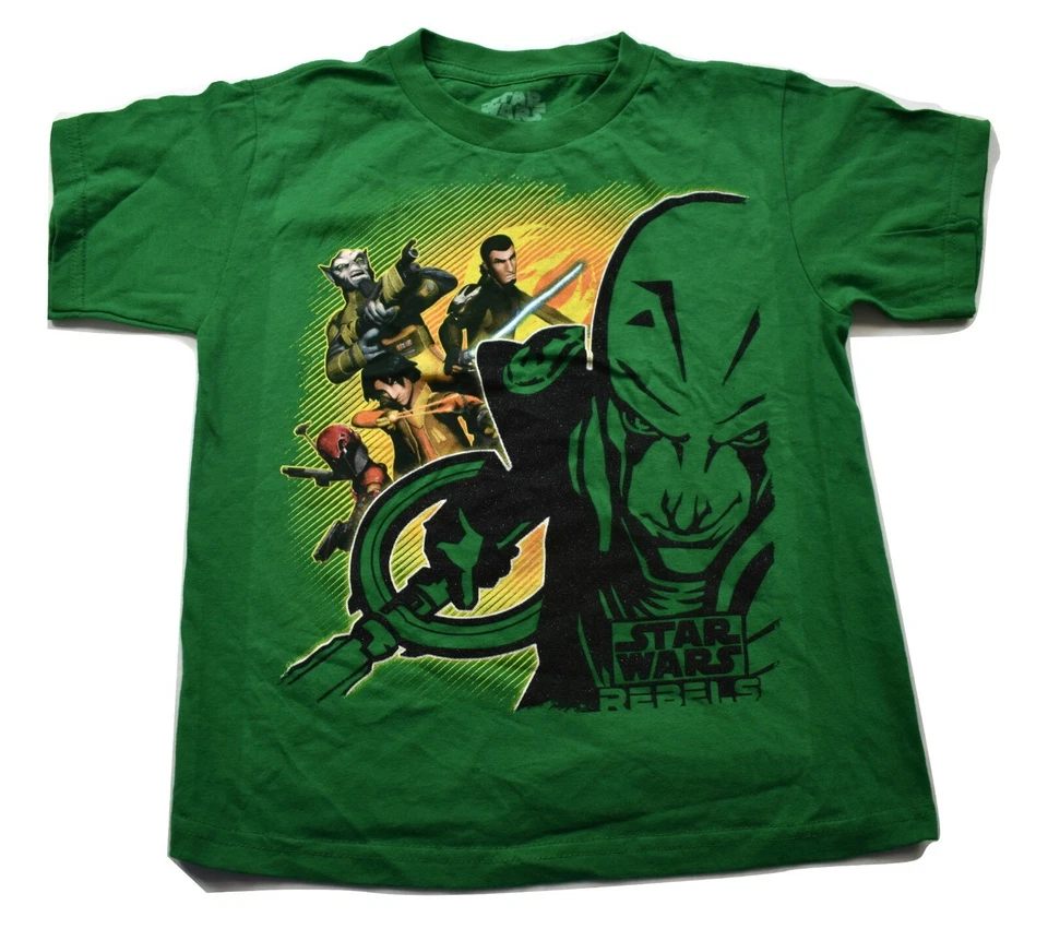 Star Wars Little Kids Star Wars Rebels Cartoon Shirt New Size 5-6 - Image 1 of 1