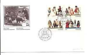 Canadá Juguetes Infantiles Sobre Primer Día año 1990 (FZ-254) - Imagen 1 de 1