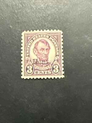 US Stamp #661…1929 3 Cent Lincoln  Kansas-MLH - Image 1 of 2