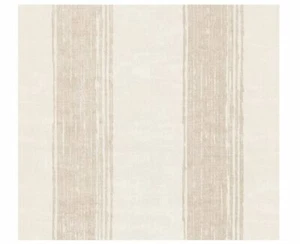 A.S. Papel pintado Création fieltro Esprit 9390-36 blanco beige marrón rayas elegantes - Imagen 1 de 1