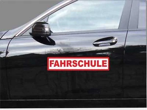 Magnetschild FAHRSCHULE 40 x 8cm hochwertig Haftschild lackschonend Schild Auto - Bild 1 von 5