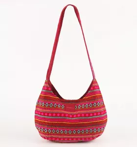 O'Neill Surfing Mädchen Sanchos rot Madras voll gefütterte Hobo Tasche Geldbörse neu mit Etikett - Bild 1 von 6