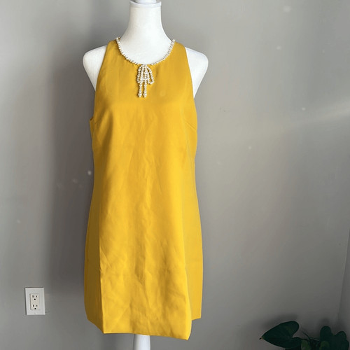 Abito tubino Miu Miu scollo perlato