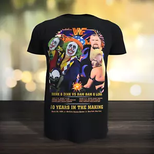#39 WWE WRESTLEMANIA 10 1994 QUALITY COTTON T-SHIRT IN S,M,L,XL,XXL IN BLACK - Picture 1 of 1