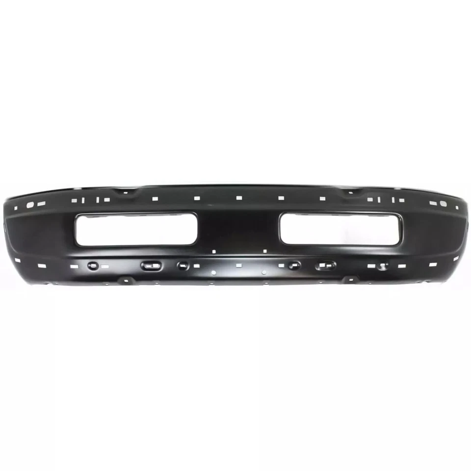 Front Painted Black Bumper Face Bar Steel For 1996-2002 Dodge Ram 1500 2500 3500 Foto 1 de 4