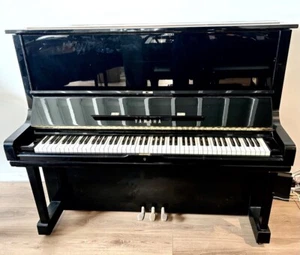 Yamaha U3 1977 Full Upright Piano 52" High Polished Black - Picture 1 of 6