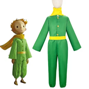 Cartoon Film Le Petit Prince Cosplay Kostüm Kinder grüner Anzug Erwachsene Outfit - Bild 1 von 11