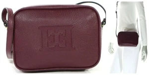 Escada Damen Umhängetasche Leder Merlot - Bild 1 von 12