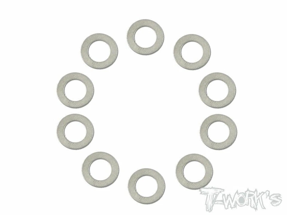 T-Works Rasamenti Frizione 5x8x0,5mm 5x8 per 1:8 Buggy Truggy (10) - TA-104-0.5 - Immagine 1 di 1