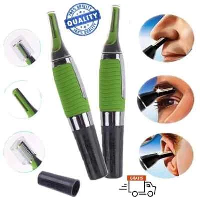 Taglia peli Naso Orecchie Rifinitore LED Acciaio Inox per Sopracciglia Barba - Immagine 1 di 4