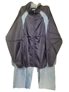 DUNKELBLAU UND HELLBLAU SPORTLICHES DAMEN/MÄDCHEN JOGGING OUTFIT GRÖSSE 2X - Bild 1 von 4
