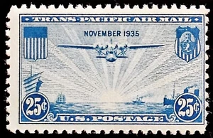 1935 US Airmail Stamps, Scott C20 25c  M/NH/OG - Picture 1 of 2