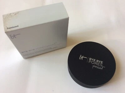 It Cosmetics Bye Bye Pores Translucent Airbrush Pressed Powder Compact NIB New - Image 1 of 4