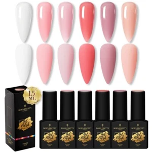 Set 6 Bottiglie Smalto Gel Smalto Semipermanente Kit Smalto UV LED Soak Off NailGel - Foto 1 di 83