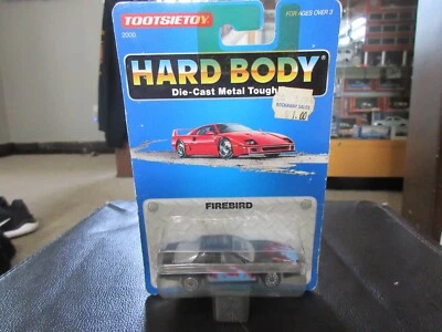 Vintage Tootsietoy 1988 Pontiac Firebird Trans Am T/A Black with Flames 1:64 - Image 1 of 4