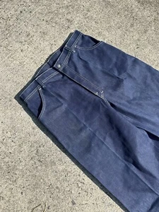 Vintage 70s Mann De Clemente Jeans Flare Made In USA Deadstock Denim Dark 34 - Bild 1 von 9