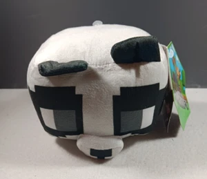 Minecraft Mojang Grey Wolf Toy Factory Stuffed 7" Chibi Plush Doll Animal New - Picture 1 of 4
