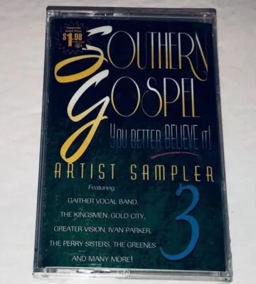 Southern Gospel You Better Believe It Artist Sampler Vol 3 Sealed Cassette 1S16 - Image 1 of 4