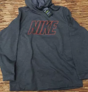 NIKE BRAND NAME THERMA FELPA CON CAPPUCCIO UOMO DRY-FIT PULL-OVER POLIESTERE XL LISTINO 55€ - Foto 1 di 4