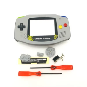 Big Picachu Grey Housing Shell Mix Color Buttons for Nintendo Game Boy Advance - Picture 1 of 7