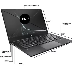 Nuevo Portátil Gateway Ultra Delgado Pantalla Táctil 14.1" FHD i5-1235U, 8GB RAM 512GB SSD - Imagen 1 de 7