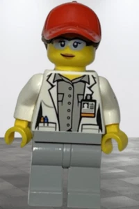 Lego® Minifigur cty1069, Town City Jungle Space Exploration, Wissenschaftlerin - Bild 1 von 2