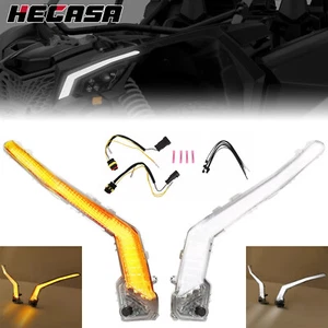LED Front Signature Turn Signal Light For Can Am Maverick X3 2017-2023 710004994 - Picture 1 of 24