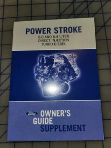 2009 Ford Truck 6.0 6.4 Power Stroke Diesel Owners Manual Supplement - Picture 1 of 1