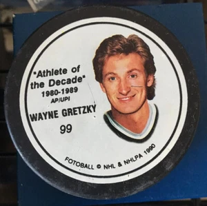 Wayne Gretzky Los Angeles Kings Fotopuck 1990’s - Picture 1 of 5