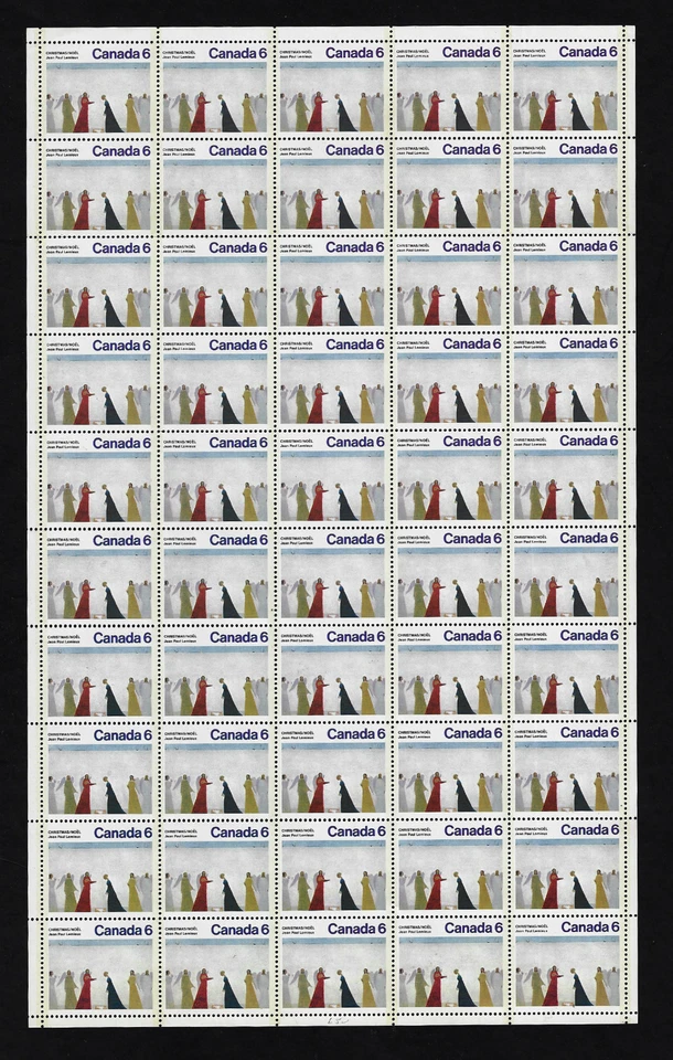 Canada Stamps — Full Pane of 50 — 1974, Christmas / Nativity #650 / MNH - Image 1 of 1
