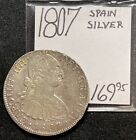 1807 Mo Spanish 8 Reals Silver World Coin. Enn Coins
