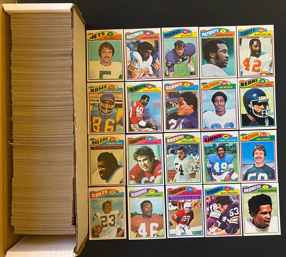 1977 Topps - Football Cards - #266 - #528 - Complete Your Set - You U Pick - Image 1 of 1
