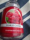 Brand New Large Yankee Candle Jar Raspberry Patch Vhtf  Very Rare